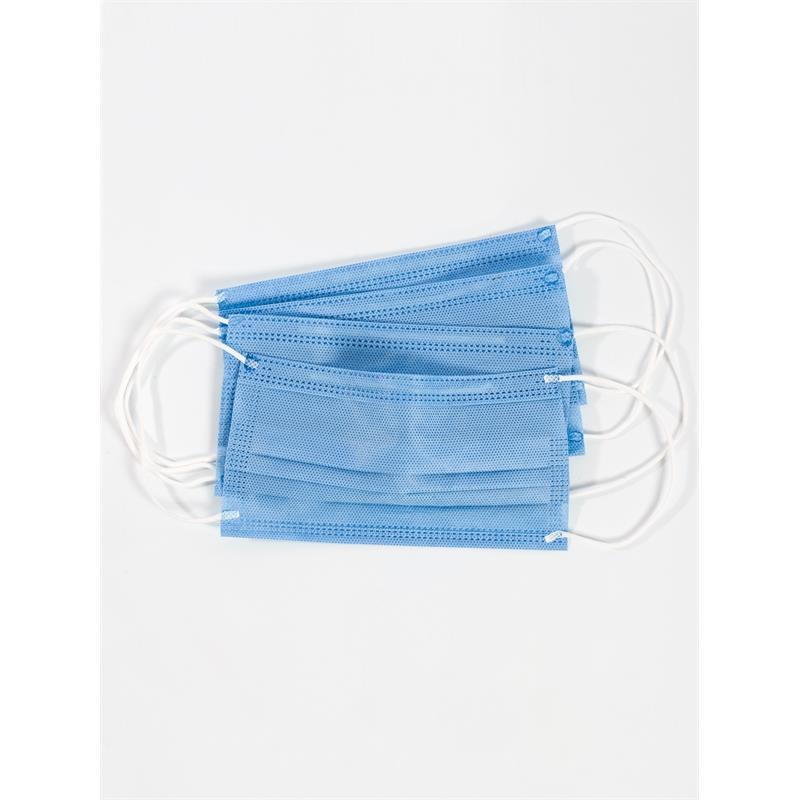 Bild von Mund-Nase-Atemmaske 1-lagig, blau, (5 Stück)