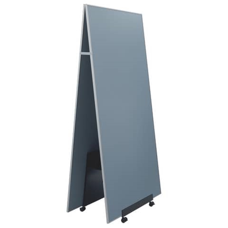 Bild von Sigel Agiles Pinboard Meet up MU010 Stoff Aluminium grau 900x1800x17mm