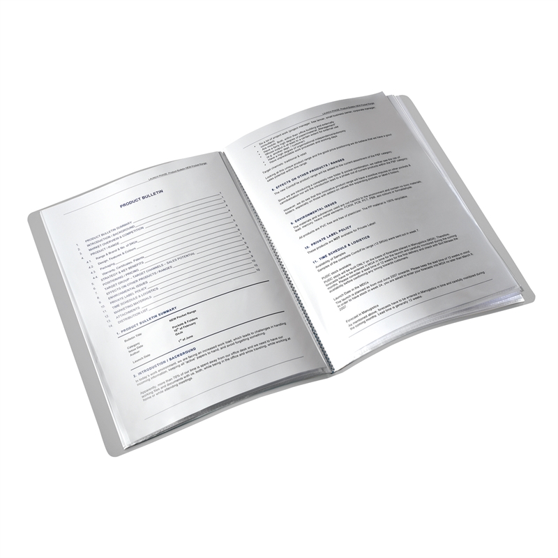 Bild von Leitz Sichtbuch Style 39590004 DIN A4 40Hüllen PP arktik weiß