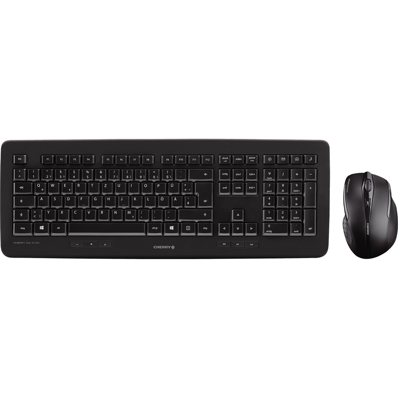 Bild von CHERRY Maus-Tastatur-Set DW 5100 JD-0520DE-2 kabellos schwarz