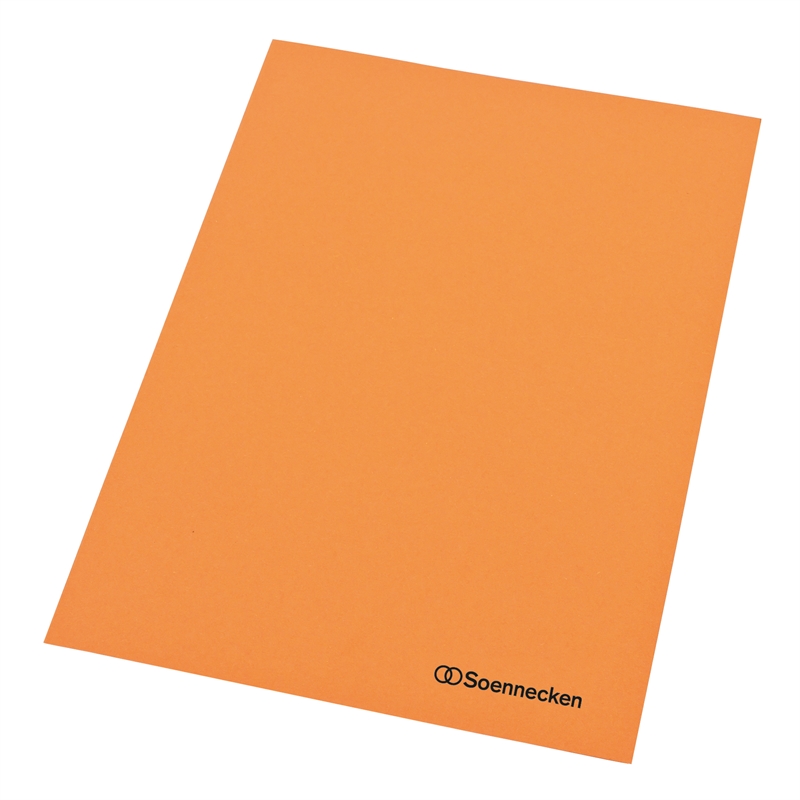 Bild von Soennecken Aktendeckel 1283 DIN A4 Karton orange 100 St./Pack.