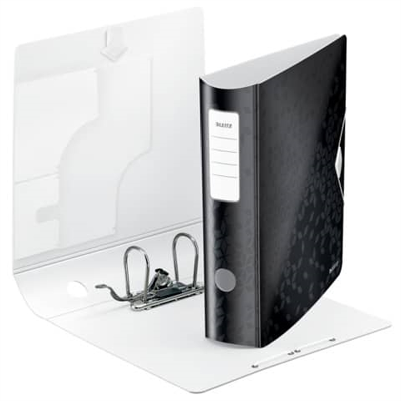 Bild von Leitz Ordner Active WOW 1106 A4 - 80 mm, schwarz metallic