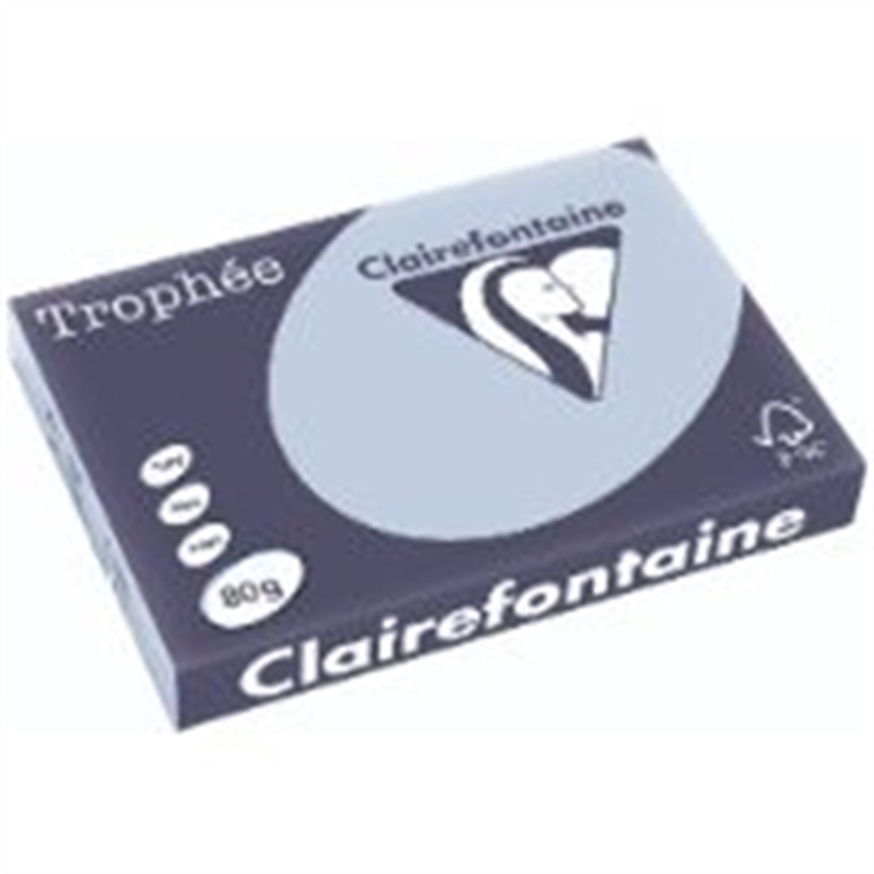 Bild von Clairefontaine Kopierpapier Trophee Pastell sky Blattue A3 80g 500 Blatt
