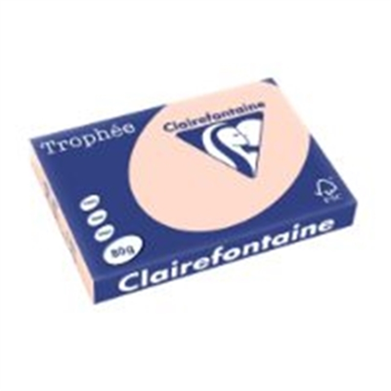 Bild von Clairefontaine Kopierpapier Trophee DIN A3 - 80 g/m² - lachs - 500 Blatt