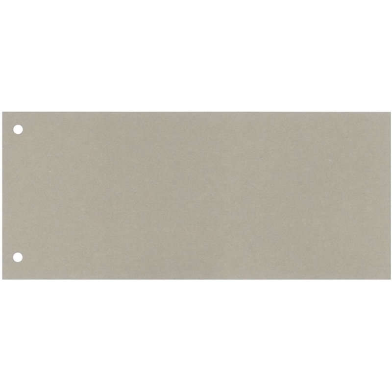 Bild von Q-Connect Trennstreifen - 190 g/qm Karton, grau, 100 Stück
