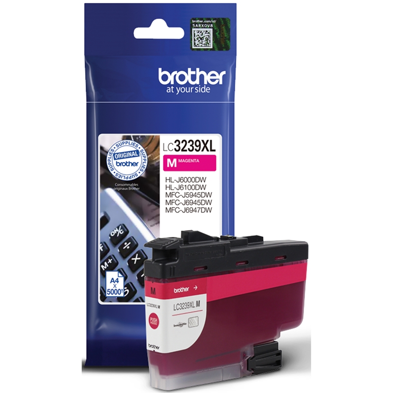 Bild von Brother Tintenpatrone LC3239XLM 5.000Seiten magenta