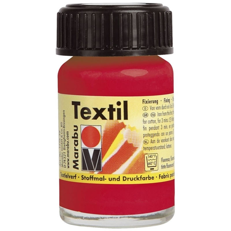 Bild von Marabu Textil Kirschrot 031, 15 ml