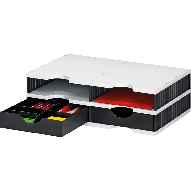 Bild von styro Grundeinheit styrodoc duo 268-0202.9895S 4Fä./2Sch. sw/gr/sw