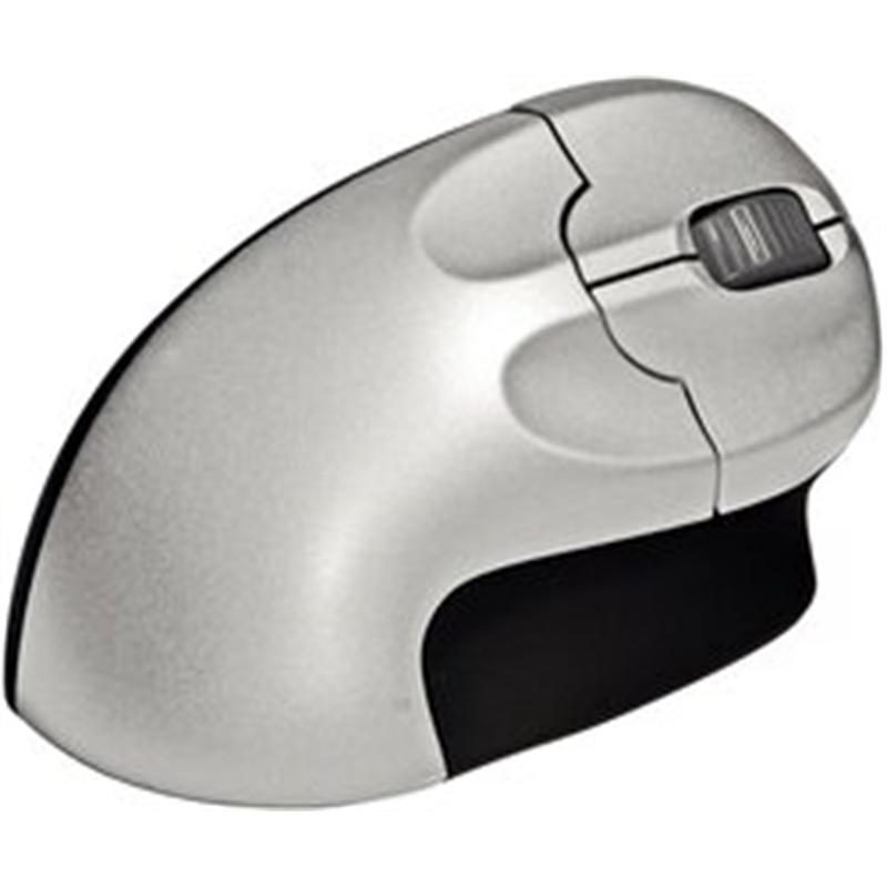 Bild von Grip Maus Wireless - 3 Tasten silber-metallic